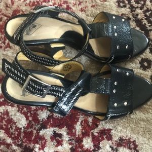 Vintage John Fluevog / Open Toe 4” Blocked Heel